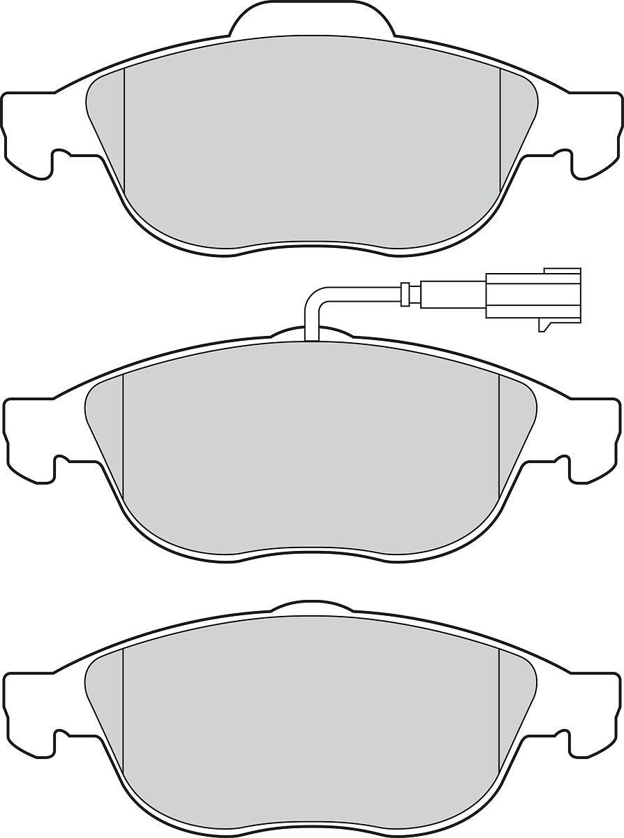 Jeu de 4 plaquettes de frein VALEO ref. 302833